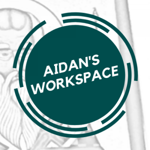 Aidan's Workspace logo--green on white 